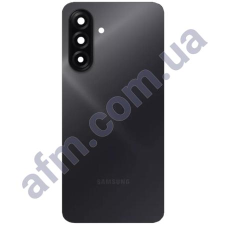 Задняя крышка Samsung A175 Galaxy A17 4G чёрная + стекло камеры