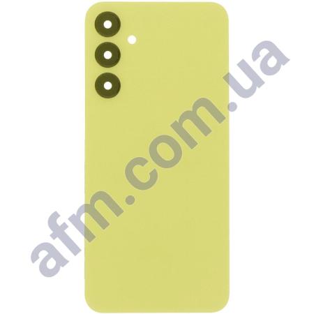 Задняя крышка Samsung A256 Galaxy A25 жёлтая + стекло камеры