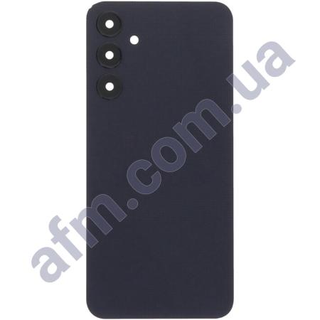 Задняя крышка Samsung A256 Galaxy A25 чёрная + стекло камеры