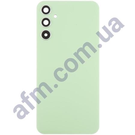 Задняя крышка Samsung A346 Galaxy A34 зелёная Light Green + стекло камеры