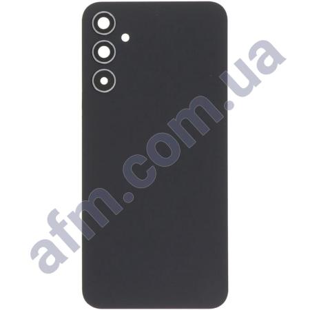 Задняя крышка Samsung A346 Galaxy A34 чёрная + стекло камеры