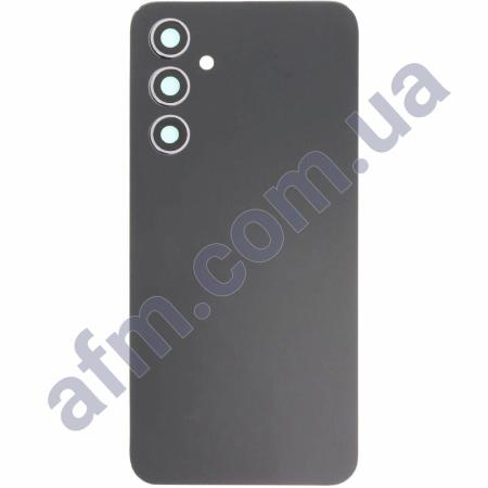 Задняя крышка Samsung A546 Galaxy A54 чёрная Graphite + стекло камеры
