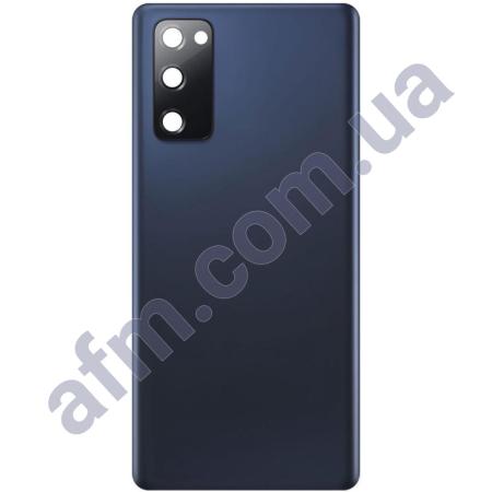 Задняя крышка Samsung G780 Galaxy S20 FE синяя Cloud Navy + стекло камеры