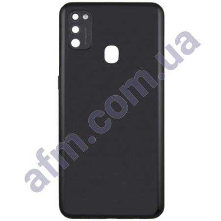 Задняя крышка Samsung M225 Galaxy M22 чёрная Black + стекло камеры!