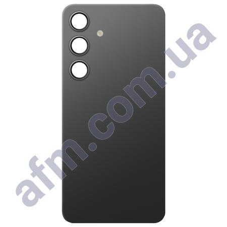 Задняя крышка Samsung S921 Galaxy S24 чёрная + стекло камеры