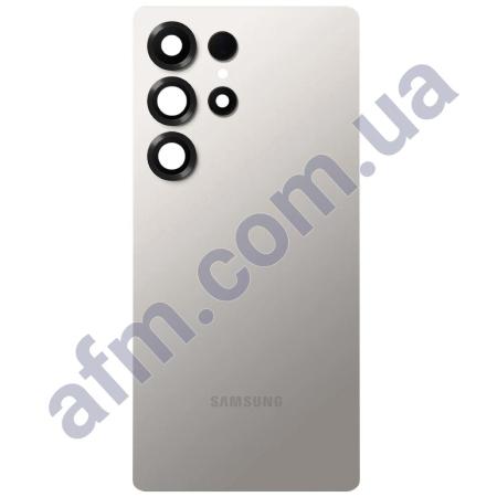 Задняя крышка Samsung S938 Galaxy S25 Ultra серая Titanium Gray + стекло камеры