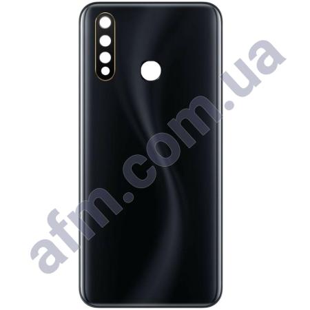 Задняя крышка Vivo Y19 чёрная + стекло камеры!