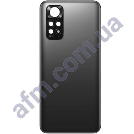 Задняя крышка Xiaomi Redmi Note 11/ Redmi Note 11S Graphite Gray серая + стекло камеры