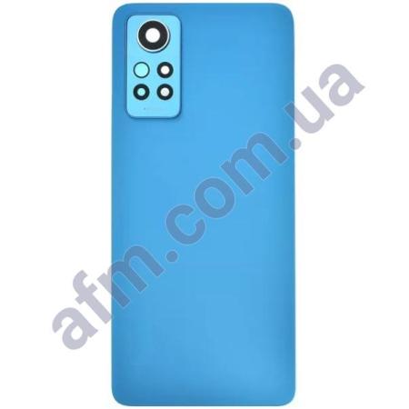 Задняя крышка Xiaomi Redmi Note 12 Pro 4G синяя Ice Blue + стекло камеры
