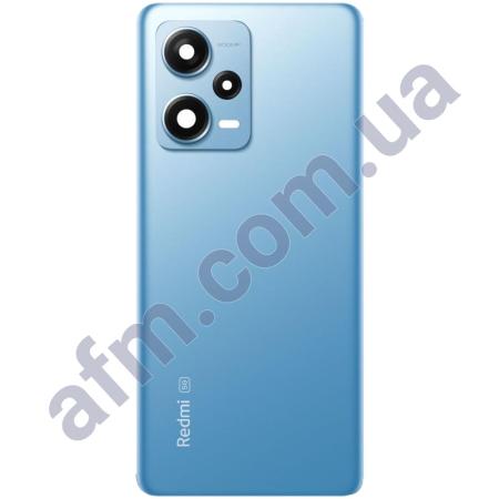 Задняя крышка Xiaomi Redmi Note 12 Pro Plus синяя + стекло камеры