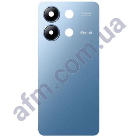 Задняя крышка Xiaomi Redmi Note 13 4G синяя + стекло камеры