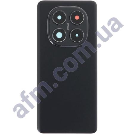 Задняя крышка Xiaomi Redmi Note 14 Pro 4G чёрная + стекло камеры