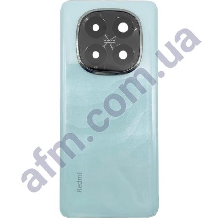 Задняя крышка Xiaomi Redmi Note 14 Pro Plus 5G голубая (глянцевая) + стекло камеры 50MP