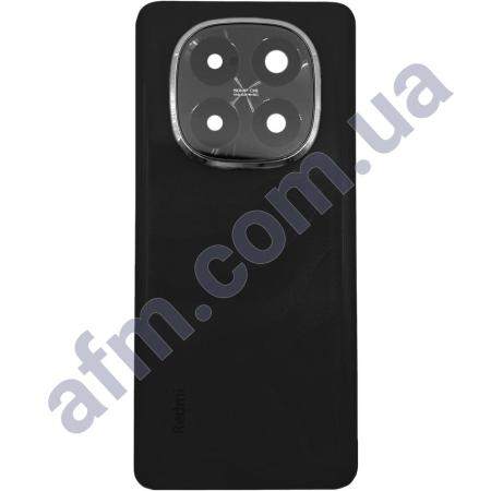 Задняя крышка Xiaomi Redmi Note 14 Pro Plus 5G чёрная (глянцевая) + стекло камеры 50MP
