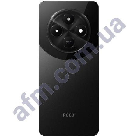 Задняя крышка Xiaomi Poco C75 чёрная + стекло камеры