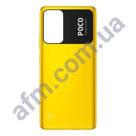 Задняя крышка Xiaomi Poco M4 Pro 5G жёлтая Poco Yellow
