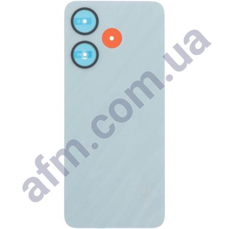 Задняя крышка Xiaomi Redmi 13 голубая Ocean Blue + стекло камеры