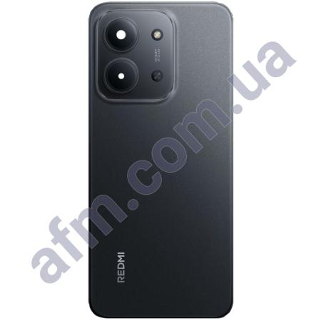 Задняя крышка Xiaomi Redmi 15C 4G чёрная Midnight Black + стекло камеры
