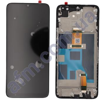 Дисплей Huawei Honor X6A чорний + рамка
