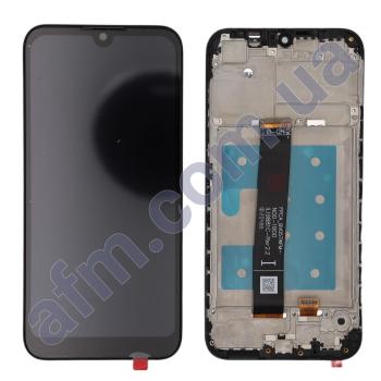 Дисплей Huawei Y5 2019/ Honor 8S (AMN-LX9) чорний + рамка