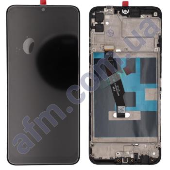 Дисплей Huawei Y6P 2020/ Honor 9A чорний + рамка