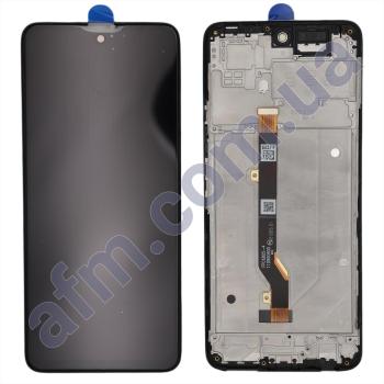 Дисплей Infinix Hot 11S/ Hot 11S NFC (X6812B) чорний + рамка