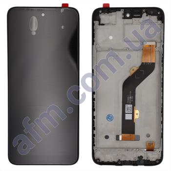 Дисплей Infinix Hot 12 Play чорний + рамка