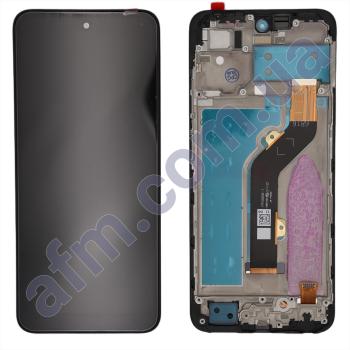 Дисплей Infinix Hot 30 Play (X6835B) чорний + рамка