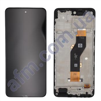 Дисплей Infinix Hot 40i чорний + рамка