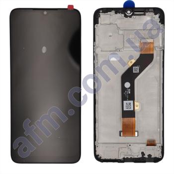 Дисплей Infinix Smart 6 X6511 чорний + рамка