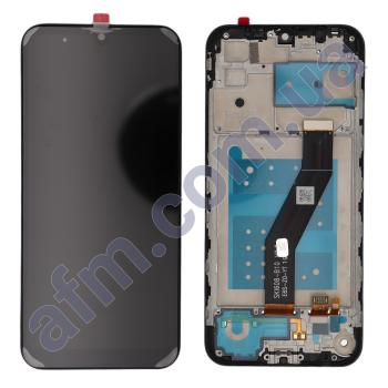 Дисплей Motorola XT2053-1-2-3 Moto E6s чорний + рамка