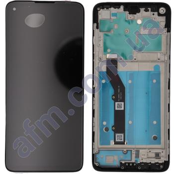Дисплей Motorola XT2087 Moto G9 Plus чорний + рамка