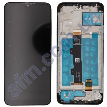 Дисплей Motorola XT2097 E7 Power/ Moto E7i Power чорний + рамка