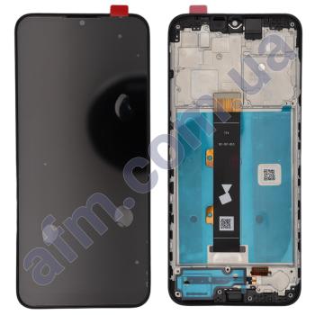Дисплей Motorola XT2128 G20 чорний + рамка