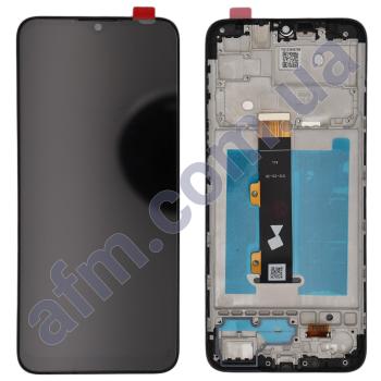 Дисплей Motorola XT2155 Moto E20 чорний + рамка