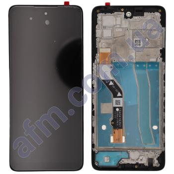 Дисплей Motorola XT2171 Moto G51 5G чорний + рамка