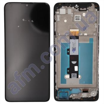 Дисплей Motorola XT2239 Moto E22/ E22i чорний + рамка