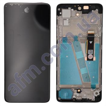 Дисплей Motorola XT2255 Moto G72 P-OLED чорний + рамка