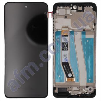 Дисплей Motorola XT2341 Moto G14 чорний + рамка