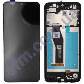 Дисплей Motorola XT2345 Moto E13 чорний + рамка