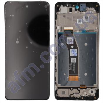 Дисплей Motorola XT2423 Moto G24 чорний + рамка