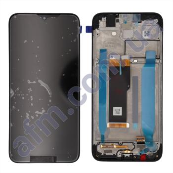 Дисплей Nokia 2.3 (TA-1206) чорний + рамка