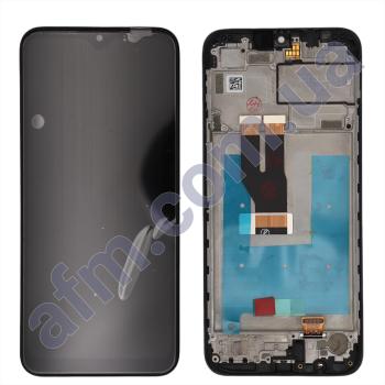 Дисплей Nokia C21 Plus TA-1424 чёрный + рамка