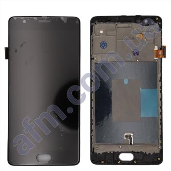 Дисплей OnePlus 3 A3003/ 3T A3010 TFT чорний + рамка