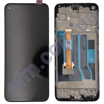 Дисплей OnePlus Nord N100 чорний + рамка