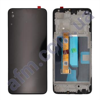 Дисплей Oppo A54 5G/ A72 4G/ A74 5G/ A93 5G/ OnePlus Nord N200 5G чорний + рамка