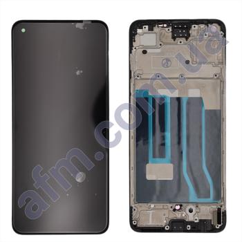 Дисплей Oppo A78 4G OLED чорний + рамка