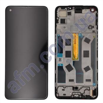 Дисплей Oppo Reno 5 4G TFT чорний + рамка