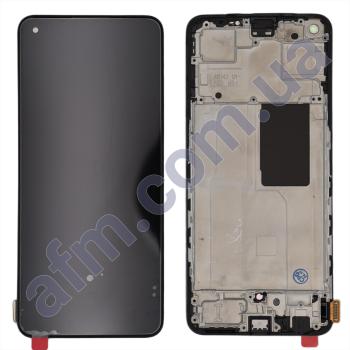 Дисплей Realme 9 Pro Plus OLED чорний + рамка!