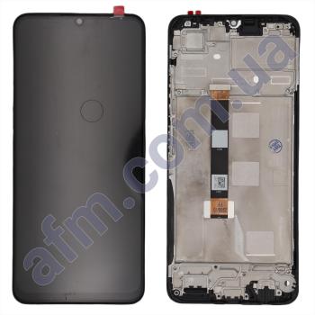 Дисплей Realme C51 чорний + рамка